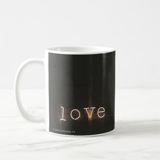 Inspirationsquelle Liebe 1 Korinther 13 Kaffeetasse (Links)