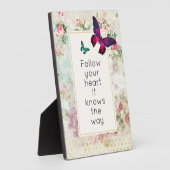 Inspirationsquelle mit Hübschen Schmetterlingen Fotoplatte (Seite)