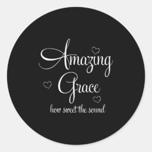 Inspirationsquelle, Phantastische Grace. Faith T-S Runder Aufkleber