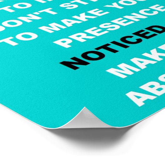 Inspirationsquelle Poster (Ecke)