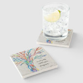 Inspirationsquelle Steinuntersetzer (Seitenansicht)