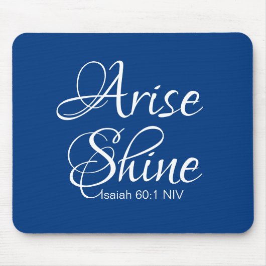 Inspirationsquelle und Shine Bible Verse Glaube Mousepad (Vorne)