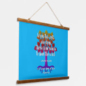Inspirationsquelle, wenn die ROOTS TIEF Christlich Wandteppich Mit Holzrahmen (Gewinkelt)