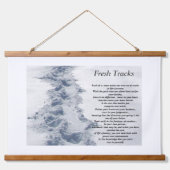 Inspirationsquellen Neue Spuren Wandteppich Mit Holzrahmen (Vorne)