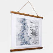 Inspirationsquellen Neue Spuren Wandteppich Mit Holzrahmen (Gewinkelt)