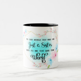 Inspirationsquellen Zitat Zwei-Tonen-Kaffee-Tasse Zweifarbige Tasse
