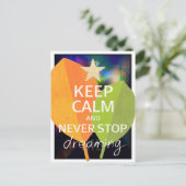 INSPIRATIONSQUOTE POSTKARTE (Stehend Vorderseite)