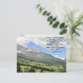 Inspirationsreiche Christliche Bibelversen Postkarte (Stehend Vorderseite)