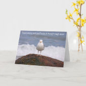 Inspirationsresistente starke Krebsförderung Karte (Gelbe Blume)