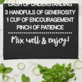 Inspirationsrezeptur für einen besonderen Bruder Geschirrtuch (Gefaltet)