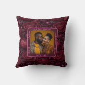 Inspirationsromantische Heiratswurfkissen Kissen (Rückseite)