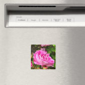 Inspirationsrosa Blumenfreude Magnet (In Situ (Geschirrspüler))
