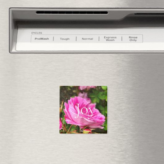 Inspirationsrosa Blumenfreude Magnet (In Situ (Geschirrspüler))