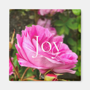 Inspirationsrosa Blumenfreude Magnet