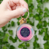 Inspirationsrosa Cloud Schlüsselanhänger (Hand)