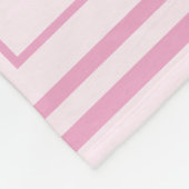 Inspirationsrosa Einhorn mit Kamera und Sternen Fleecedecke (Ecke)