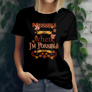 Inspirationsrotes Vintages Wasserfarbenflor T-Shirt