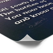 Inspirationssache von Kim McElroy Poster (Ecke)