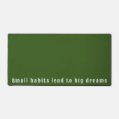 Inspirationssatz für Männer Schreibtischunterlage (Vorderseite)