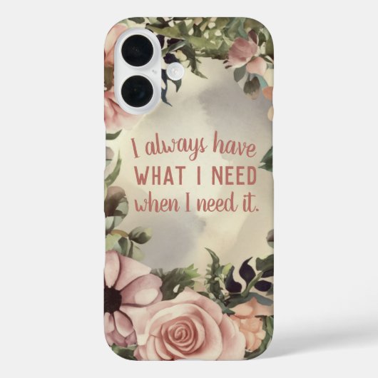 Inspirationssatz Gesetz der Anziehung Motivierend Case-Mate iPhone Hülle (Rückseite)