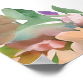 Inspirationssatz Gesetz der Anziehung Motivierend Poster (Ecke)