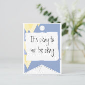 Inspirationssatz Postcard-Ausschnitt-Flag. Geschen Postkarte (Stehend Vorderseite)