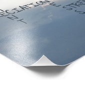 Inspirationssätze zum Glück Fotodruck (Ecke)