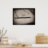 Inspirationsschriftposter Poster (Küche)