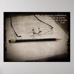 Inspirationsschriftposter Poster