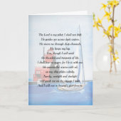 Inspirationssegelverse mit Leuchtturm Karte (Gelbe Blume)