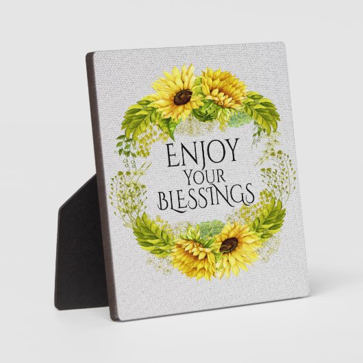 Inspirationssegnung Fotoplatte (Vorderseite)