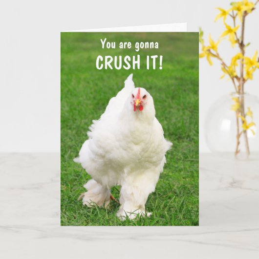 Inspirationssender CRUSH IT-Krebs Karte (Gelbe Blume)