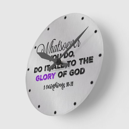 Inspirationsskala Runde Wanduhr (Winkel)