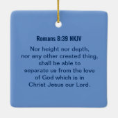 Inspirationsskalben der Bibel Keramikornament (Rückseite)