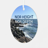 Inspirationsskalben der Bibel Ornament Aus Metall (Vorderseite links)