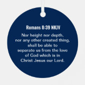 Inspirationsskalben der Bibel Ornament Aus Metall (Rückseite)