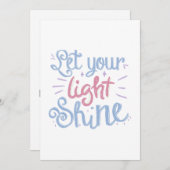 Inspirationsskripte Einladung (Vorne/Hinten)