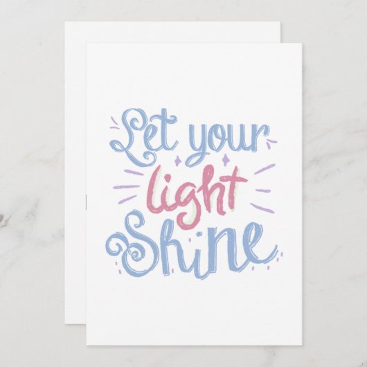 Inspirationsskripte Einladung (Vorne/Hinten)