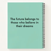 Inspirationsskripte-Notebook Notizblock (Rückseite)