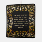 Inspirationsskriptur John 3:16 Weihnachtsgeschenk Keramikornament (Links)