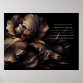 Inspirationsskriptur (Luke 12:25-27) Poster (Vorne)