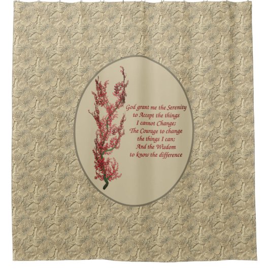 Inspirationssonnengebet Duschvorhang (Vorderseite)