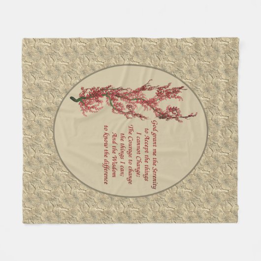 Inspirationssonnengebet Fleecedecke (Vorderseite (Horizontal))