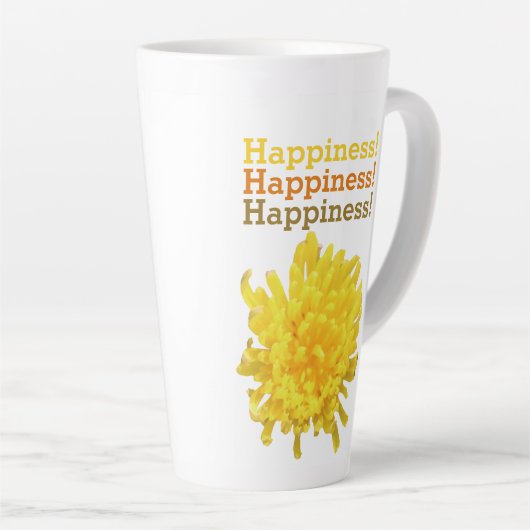 Inspirationssonnengelbe Leuchte Blume Milchtasse (Rechte Ecke)