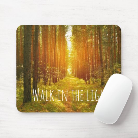 Inspirationsspaziergang in der Lichtbibel-Verse Mousepad (Mit Mouse)