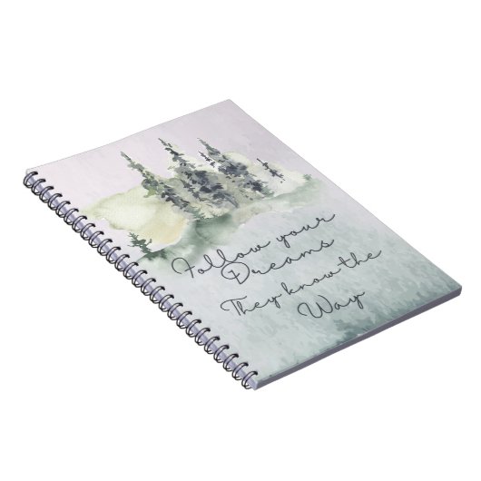 Inspirationsspirale Notebook - Journal Notizblock (Rechte Seite)