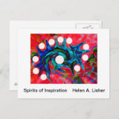 Inspirationsspirale Postkarte (Vorne/Hinten)