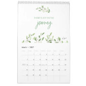 Inspirationssprache und Kunstart Inspiriert Kalender (Mär 2027)