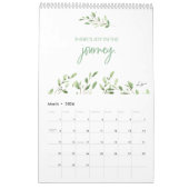 Inspirationssprache und Kunstart Inspiriert Kalender (Mär 2026)