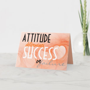 Inspirationsstärke... Erfolg Orange Herzen Karte